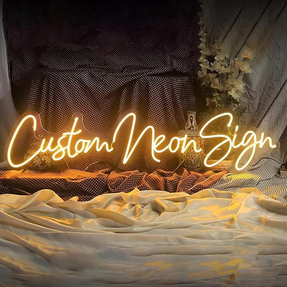 Custom Neon Signs - LED Neon Light Sign - Dimmable Neon Sign Light For Bar, Man Cave, Wedding, Bedroom, Game Room Wall Neon Night Light Decor