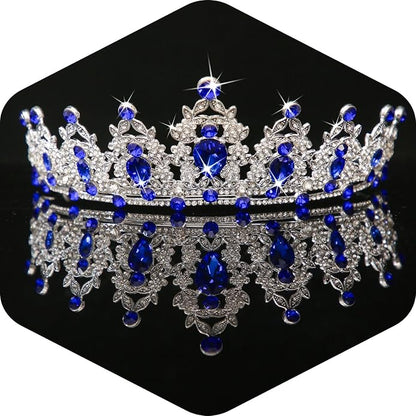 Kamirola - Queen Crown and Tiaras Princess Crown for Women and Girls Crystal Headbands for Bridal, Princess for Wedding and Party（01）