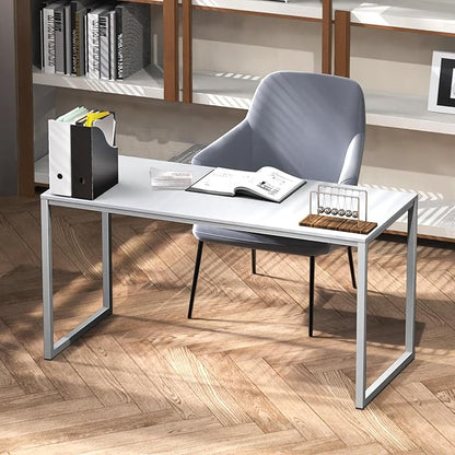 SHW Mission 48-Inch Home Office Computer Desk, White