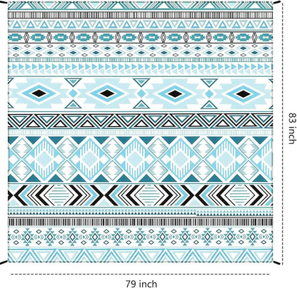 Beach Blanket Waterproof Sandproof Extra Large Beach Mat 79" X 83"/120"x108"for 1-8 Adults Quick Drying Durable Outdoor Picnic Mat for Beach Travel Camping Hiking