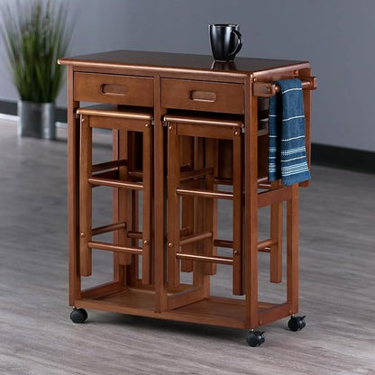 Winsome Wood Suzanne Kitchen, Square, Teak