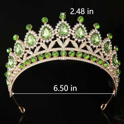 Kamirola Tiaras Princess Crown for Women and Girls Crystal Headbands for Bridal, Princess for Wedding and Party(TR21)
