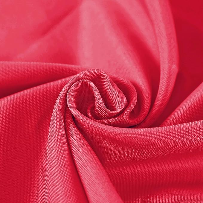 Cloth Napkins 20x20 inch Washable Polyester Dinner Napkins Soft Table Napkins for Wedding Party Dining Banquet(Red,12PCS)