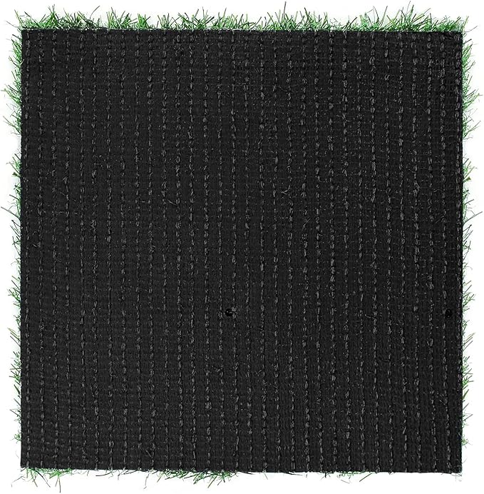 XLX TURF 12"X12" Artificial Grass Table Placemats 4 Pack - Green Christmas Football Tabletop Centerpiece Decor Golf Theme Party, Birthday, Baby Shower Wedding Holiday Fake Turf Square