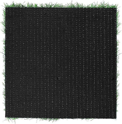 XLX TURF 12"X12" Artificial Grass Table Placemats 4 Pack - Green Christmas Football Tabletop Centerpiece Decor Golf Theme Party, Birthday, Baby Shower Wedding Holiday Fake Turf Square