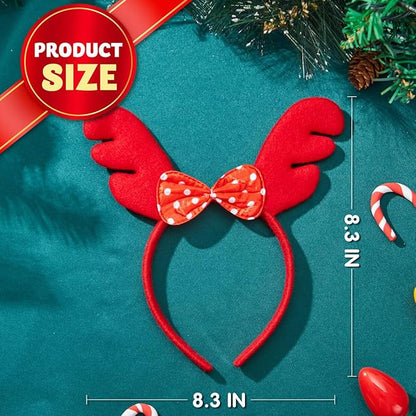 JOYIN 14 PCS Christmas Headbands with Different Designs Party Holiday Headbands for Kids Women Men Christmas Holiday Parties Favors (ONE Size FIT ALL)
