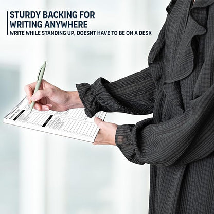 Of a Happy Kind Weekly To Do List Spiral Planner Pad - 8.5x11 52 Sheets - Desk Notepad with Multiple Sections - Undated Planning Notebook Checklist, Todo Agenda Plan