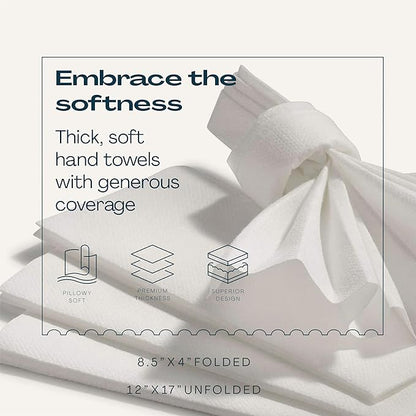 5000-Pack Disposable Guest Towel Paper Napkin - Disposable Cloth-Like Guest Towels - Soft And Absorbent Tissue Paper For Kitchen, Bathroom, Party, Wedding, Or Event