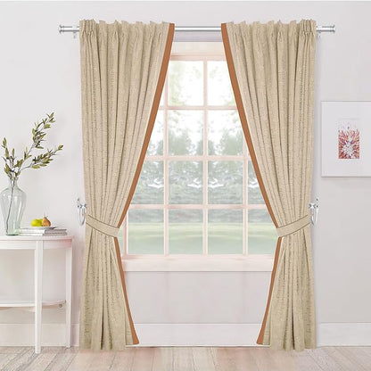 TONIAL Curtain Holdbacks 2 Pack, Decorative Window Drapery Tiebacks for Wall with Small Finials (1 Pair/2 Pack), Silver