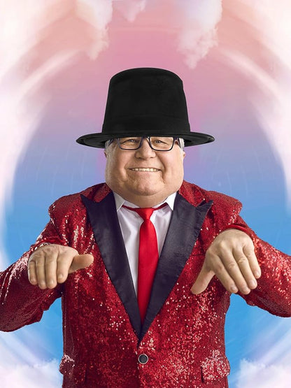 30 Pack Adult Black Top Hats Bulk Plastic Magician Top Hat Dress Top Hat for Men Women Masquerades Party Supplies