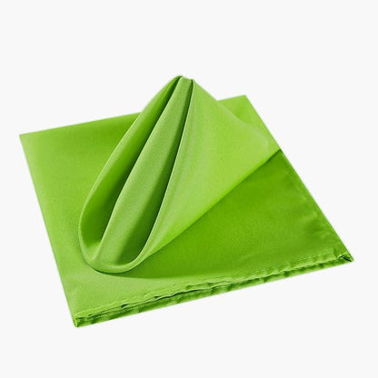Cloth Napkins 17x17 inch Washable Polyester Dinner Napkins Soft Table Napkins for Wedding Party Dining Banquet(Apple Green,50PCS)