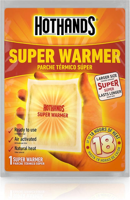 HotHands Body & Hand Super Warmers - Long Lasting Safe Natural Odorless Air Activated Warmers - Up to 18 Hours of Heat - 40 Individual Warmers