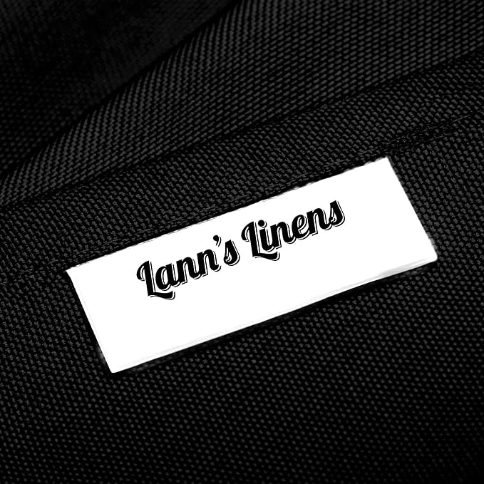Lann's Linens - 10 Premium 132" Round Tablecloths for Wedding/Banquet/Restaurant - Polyester Fabric Table Cloths - Black