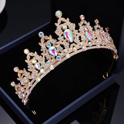 Kamirola - Queen Crown and Tiaras Princess Crown for Women and Girls Crystal Headbands for Bridal, Princess for Wedding and Party（01）