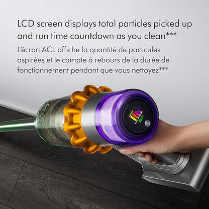 Dyson V15s Detect Submarine Wet Dry Vacuum, Yellow/Nickel