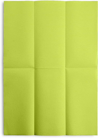 Linen-Feel Colored Paper Napkins - Decortive Cloth-Like Pastel Green Dinner Napkins - Soft And Absorbent. For Kitchen, Party, Wedding, Bathroom Or Any Occasion. (Pack of 100)