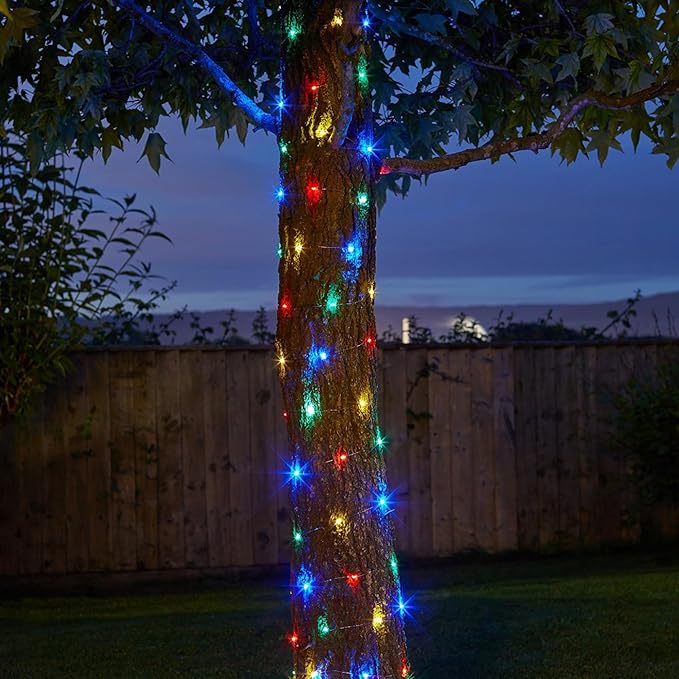 Joomer Fairy String Lights 66FT 200 LEDs Plug in Fairy Lights Indoor Copper Wire String Light DIY for Bedroom, Parties, Wedding, Christmas, Outdoor, Indoor Decoration (Multicolor, Non-Connectable)