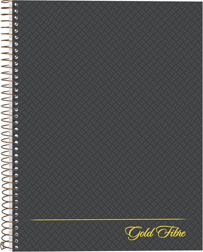 Ampad Gold Fibre Designer, Project Planner,Size 9-1/2 x 7-1/4, Asst Covers, 84 Sheets per Notebook (20-817),White