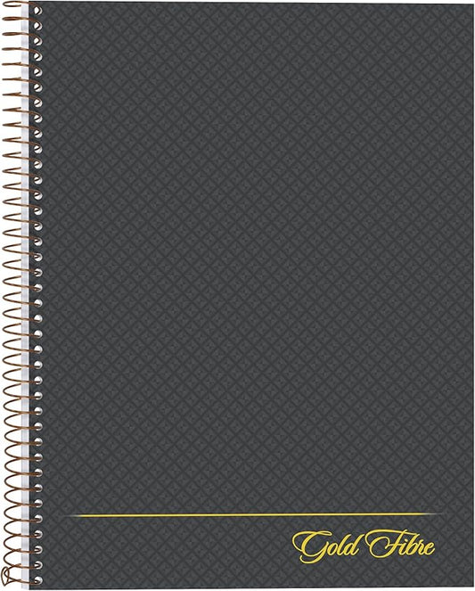Ampad Gold Fibre Designer, Project Planner,Size 9-1/2 x 7-1/4, Asst Covers, 84 Sheets per Notebook (20-817),White
