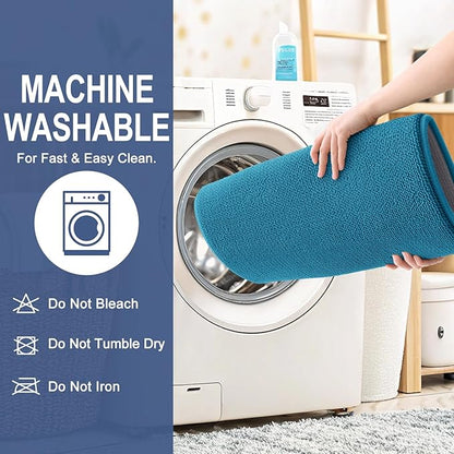 OLANLY Thick Memory Foam Bath Mat Rug 59x24, Extra Soft Absorbent Bathroom Rug, Quick Dry Bath Mat, Non-Slip, Machine Washable Carpet for Bathroom, Tub and Shower, Home Decor Accessories, Peacock Blue