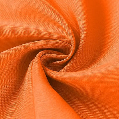 Cupuamon Cloth Napkins 17x17 inch Washable Polyester Dinner Napkins Soft Table Napkins for Wedding Party Dining Banquet(Orange,25PCS)