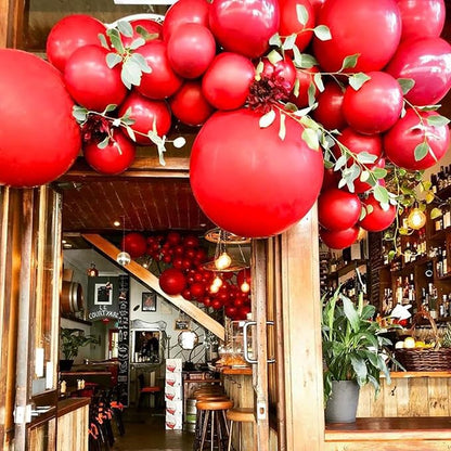PartyWoo Red Balloons 20pcs 18 Inch Red Helium Balloons for Birthday Graduation Bachelorette Citizenship Firefighter Strawberry Anniversary Cherry Casino Movie Theme Party Decorations Red-Y57