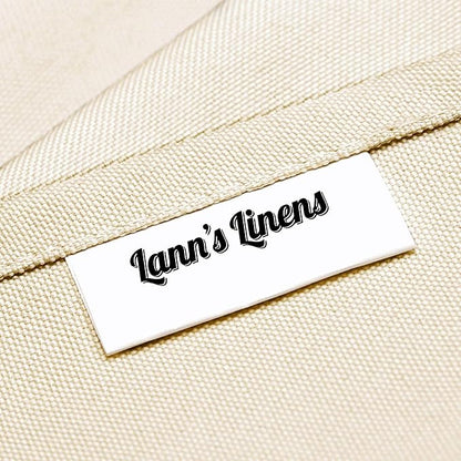 Lann's Linens - 10 Premium 132" Round Tablecloths for Wedding/Banquet/Restaurant - Polyester Fabric Table Cloths - Ivory