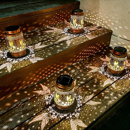 Christmas Gifts for Women, 4 Pack Hummingbird Birthday Gifts for Women Mom Grandma Solar Lanterns Outdoor Waterproof Garden Decor Hanging LED Decorative Light for Patio Yard Lawn Gardening Gifts
