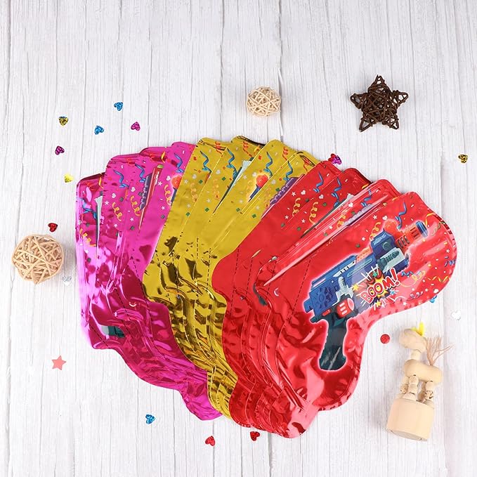 ZJchao 10Pcs Confetti Poppers Confetti Shooters Handheld Inflatable Safe Aluminum Film for Birthday Wedding Graduation Christmas New Year Parties