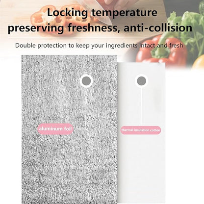 Smilco Reusable Insulation Bags Thermal Box Liners Metalized Box Liners Lunch Food Shopping Bag Insulated Lining Waterproof Insulation Package (20 Pack/ 11 In x 15 In)