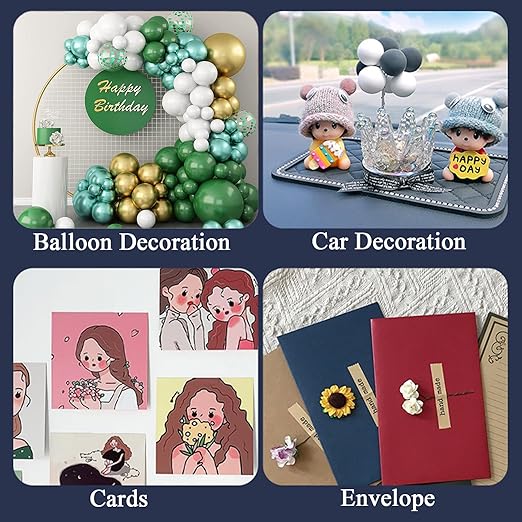 Adhesive Stick dots Two-Sided Sided Mounting Putty Stick Tack for Wall Hanging Crafts Balloons Festival Party Decorations,Clean Removable(0.78"*0.78"-1000)