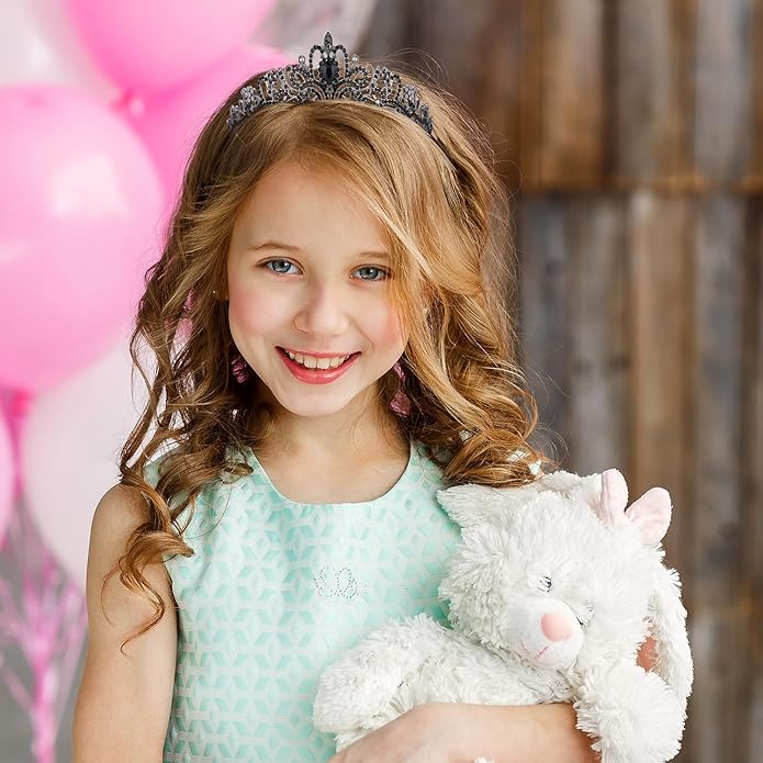 Princess Crown for Women, Crystal Queen Tiaras for Girls Bridal Hair Accessories Gifts for Birthday Wedding Prom, Bridal Party, Pageant, Halloween Christmas Costume