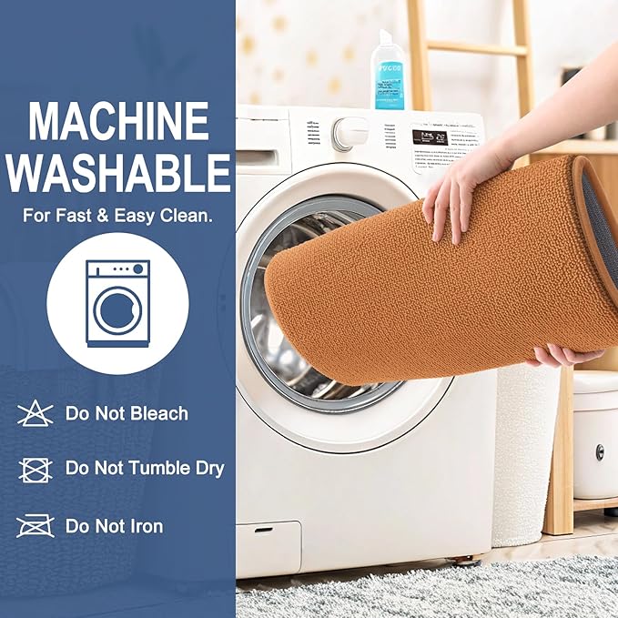 OLANLY Thick Memory Foam Bath Mat Rug 24x16, Extra Soft Absorbent Bathroom Rug, Quick Dry Bath Mats, Non-Slip, Machine Washable Carpet for Bathroom, Tub and Shower, Home Decor Accessories, Clay