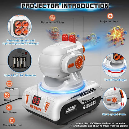 Laser Tag Guns Set of 2 Projection Digital LED Score Display Party Game Family Fun Shooting Toys for Teens Adults Kids 8 9 10 11 12+ Boys Girls
