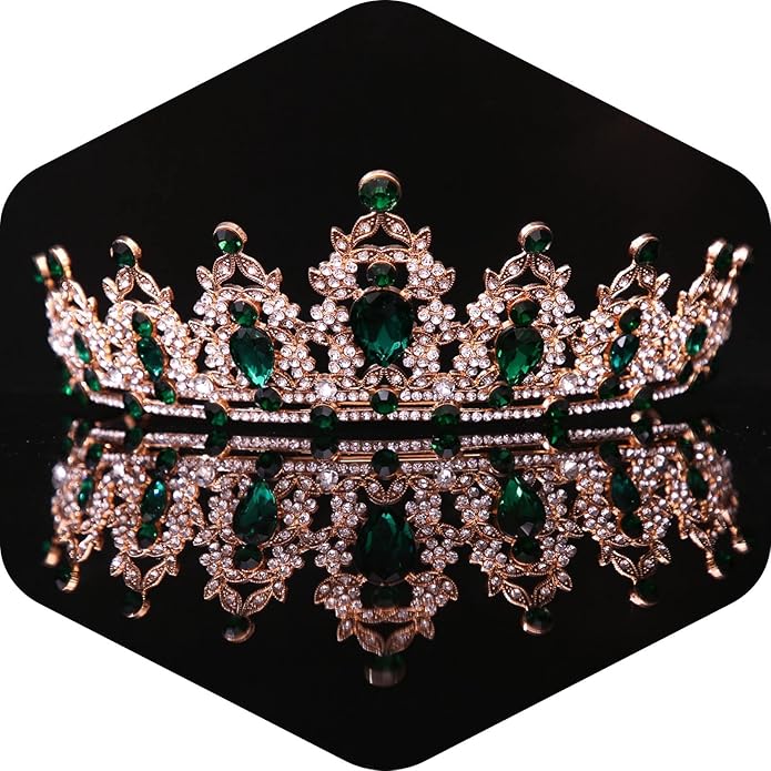 Crystal Tiaras and Crowns for Women - Wedding and Birthday Party Princess Crown Hair Accessories For Wedding, Prom, Pageant Celebration Party A3