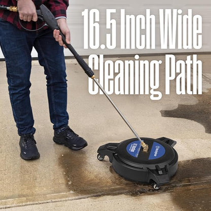 Westinghouse Universal 16.5" Pressure Washer Plastic Surface Cleaner Attachment - 3400 Max PSI, 1/4” Connector - for Gas and Electric Pressure Washers
