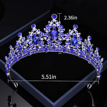Kamirola - Queen Crown and Tiaras Princess Crown for Women and Girls Crystal Headbands for Bridal, Princess for Wedding and Party（01）