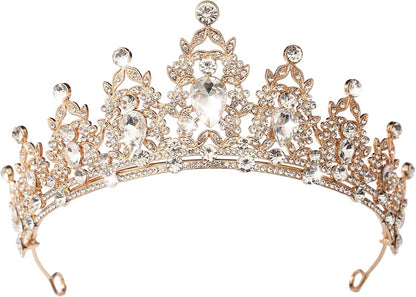 Crystal Tiaras and Crowns for Women - Wedding and Birthday Party Princess Crown Hair Accessories For Wedding, Prom, Pageant Celebration Party A3