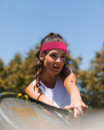 Suddora Workout Headband for Men and Women, Moisture-Wicking Athletic Sweatband, Lightweight Cotton Terry Cloth Bands for Basketball, Tennis, Football, Gym, Running, Cosplay & Costumes