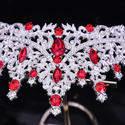 Tiaras and Crowns for Women Crystal Princess Tiaras Rhinestone Queen Crowns For Wedding Bridal Birthday Prom Pageant Party (Tiara 100)