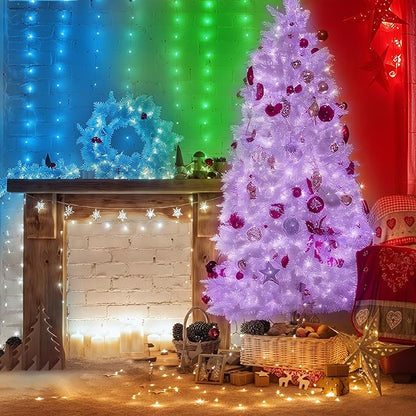 Lakumu 12 Pack Fairy Lights Battery Operated -7FT 20LED String Lights, Waterproof Silver Wire Firefly Starry Moon Lights for DIY Christmas Decorations Mason Jar Party Wedding Centerpiece Table Decor