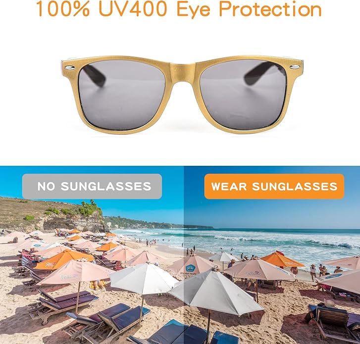 YQVIE 20 Pack Wholesale Sunglasses for Men Women in Bulk 70s Retro Cheap Glasses for Party Supplies