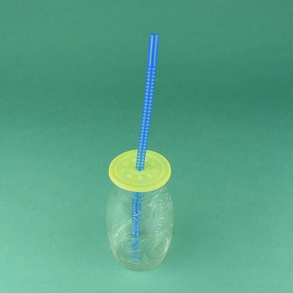 Bendable Straws - 11 inch Long Colored Flexible Straws - Bendy Drinking Straw Reusable - 14 Pack