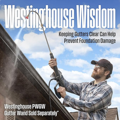 Westinghouse WPX2700 Gas Pressure Washer, 2700 PSI and 2.3 Max GPM, Onboard Soap Tank, Spray Gun and Wand, 5 Nozzle Set, for Cars/Fences/Driveways/Homes/Patios/Furniture