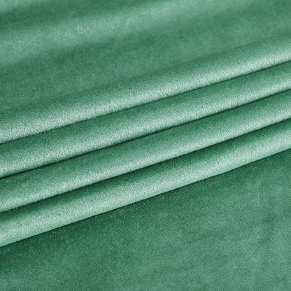 PRIMROSE Velvet Curtains 72 inch Long for Living Room,Set of 2 Panels Turquoise Aqua Blackout Rod Pocket Back Tab Window Treatment Room Darkening Heavy Decorative Curtains Drapes for Bedroom