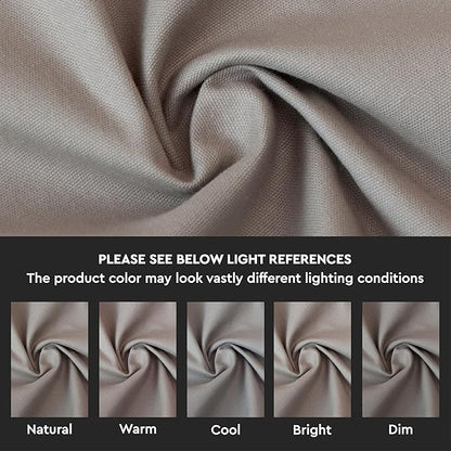 Encasa XO Beige Cloth Napkins Set of 12, 17"x17" | Solid Color Cotton Dinner Napkins | Washable & Reusable Napkins for Dining Table Fall Decoration, Holiday & Christmas Festivals