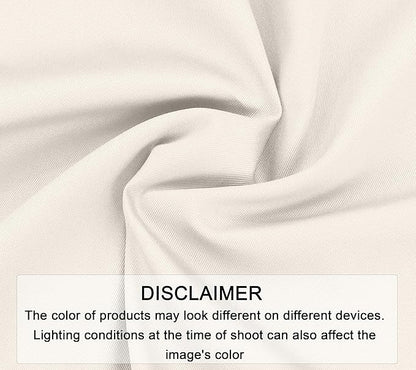 Zoyer Cloth Napkins Set of 4, 18x18 Inches Cotton Enrich Napkins Cloth ‎Washable, Soft & Durable Dinner Napkins for Parties, Wedding, Christmas, ‎Thanksgiving & Everyday Use - Ivory