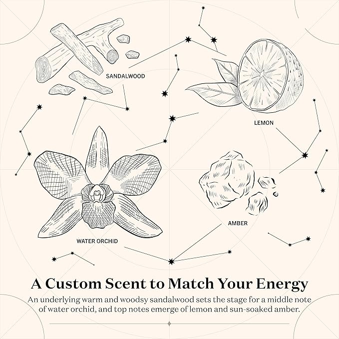 Birthdate Candles, May 29 - Gemini Zodiac Scented Candles Birthday Gift - Orchid, Sandalwood & Lemon Scent - All-Natural Soy & Coconut Wax, 60-80 Hour Burn Time - Made in USA