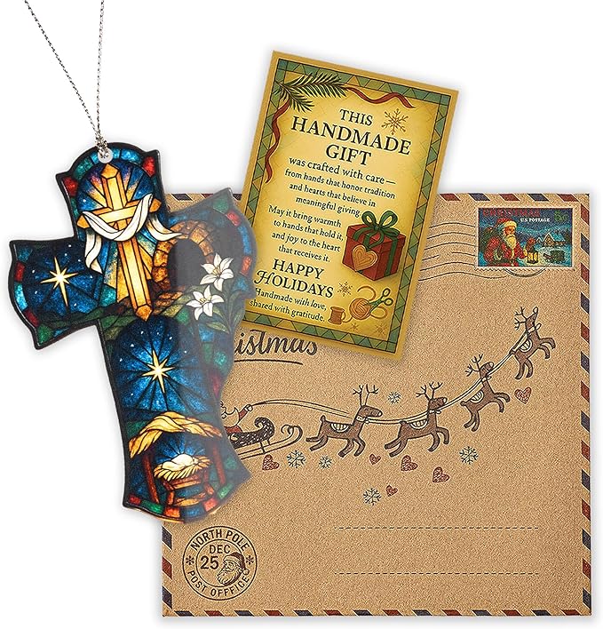 Christmas Ornament 2025 - Nativity Christmas Ornaments - Regilious Christian Gifts for Women | Men - Christian Christmas Ornaments - Easter Decor - Christmas Decor Xmas Tree Decoration