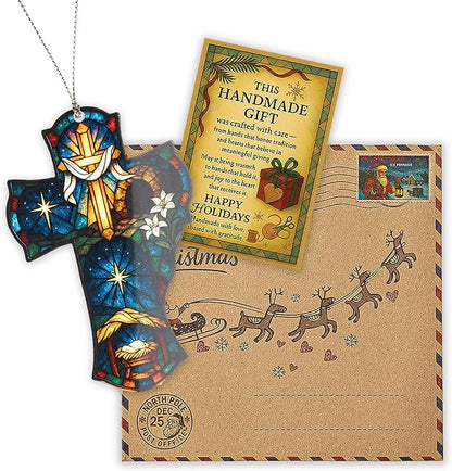 Christmas Ornament 2025 - Nativity Christmas Ornaments - Regilious Christian Gifts for Women | Men - Christian Christmas Ornaments - Easter Decor - Christmas Decor Xmas Tree Decoration